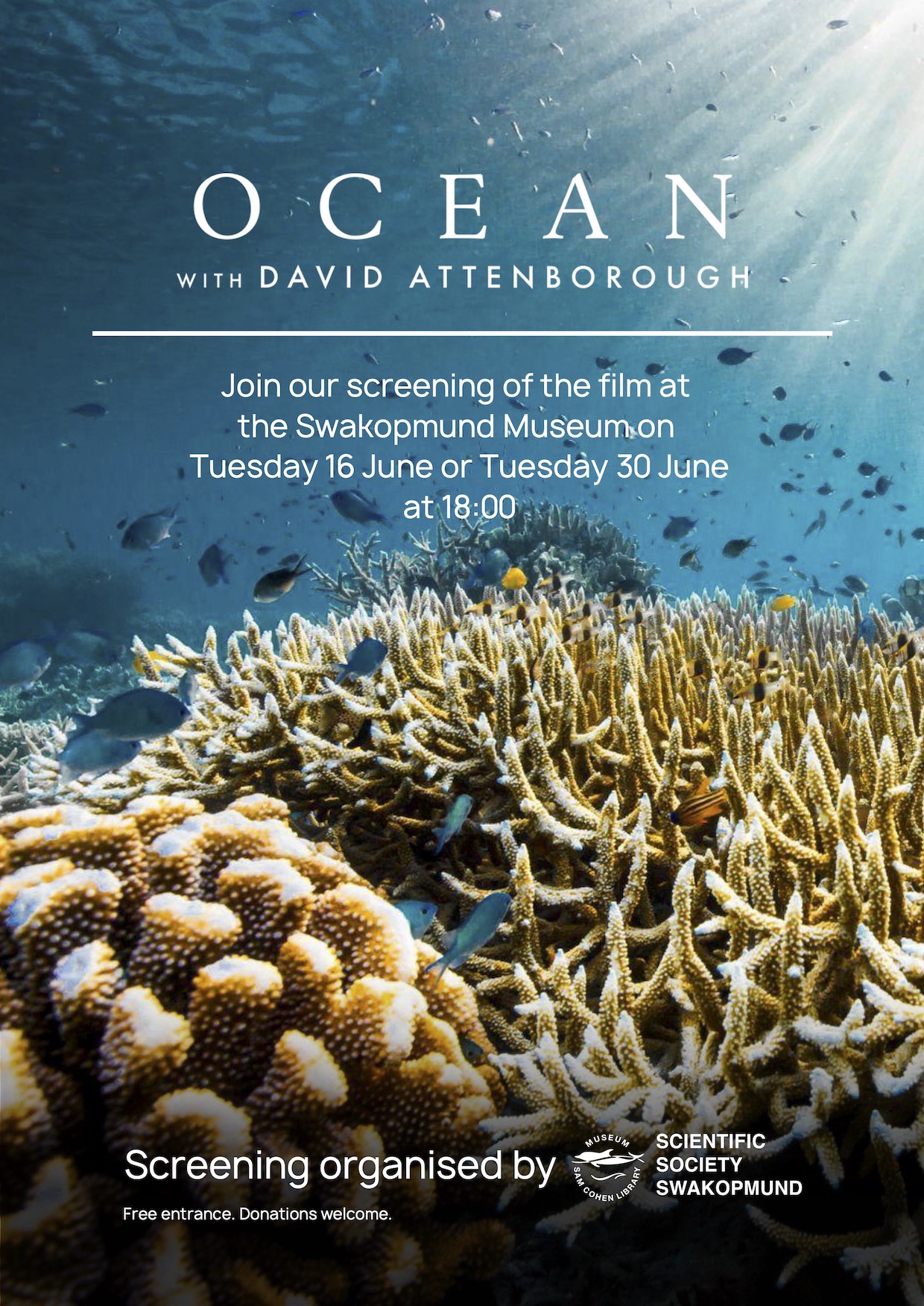 Film screening of OCEAN with David Attenborough